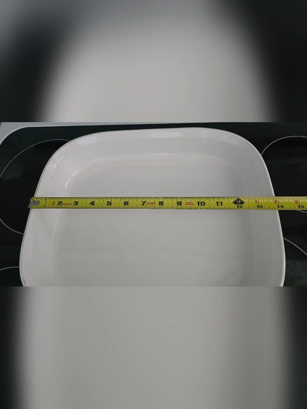Corning French White F 21 B Lasagna/Large Baking Pan 4.5 Qt Capacity